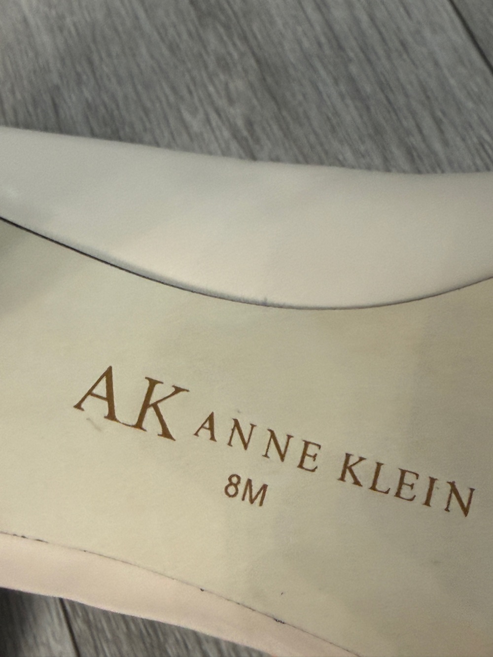 Anne Klein Women’s Kitten Heels Pumps Open Toe Beige and Black - Picture 8 of 8
